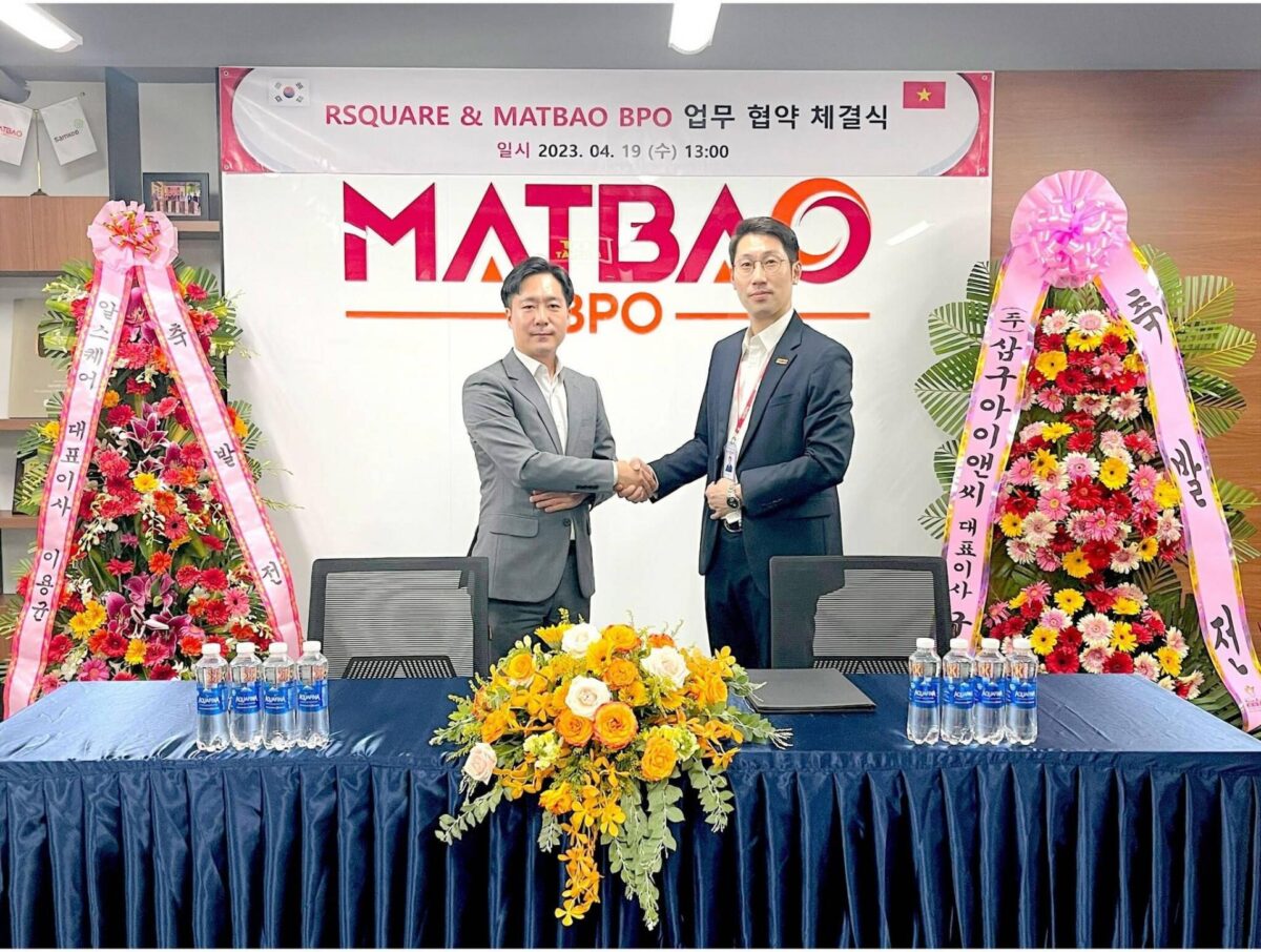 RSQUARE Việt Nam & Mắt Bão BPO Nhất Trí Ký Kết Hợp Tác Chiến Lược