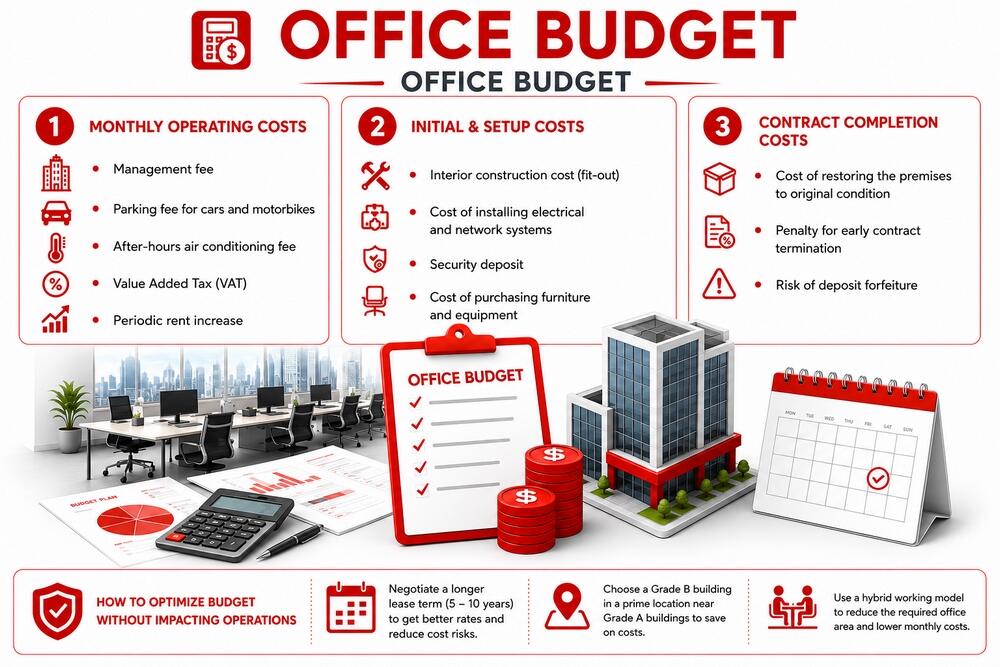 3 key cost types to consider when choosing office space