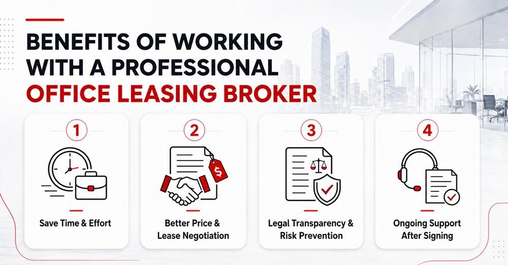 Outstanding benefits of working with a professional office leasing broker