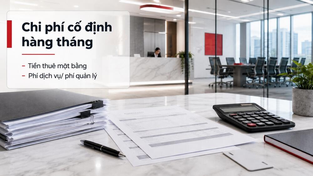 Các khoản chi phí cố định hàng tháng