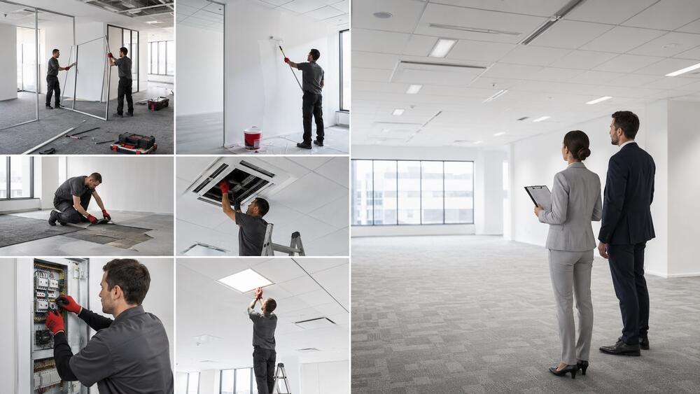Premises restoration costs at the end of an office lease