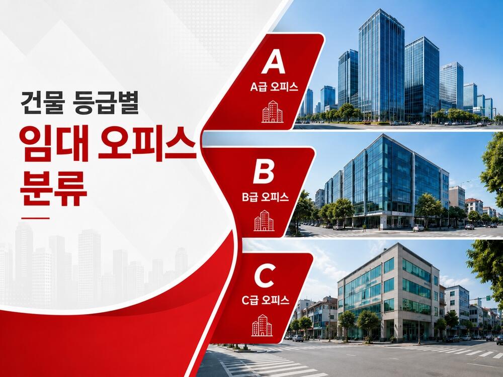 건물 등급별 임대 오피스 분류