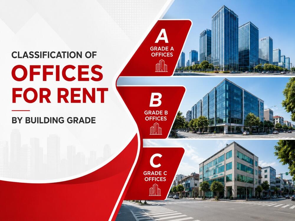 Office space classification by building grade A B C
