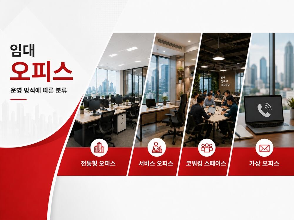 운영 방식에 따른 임대 오피스 분류
