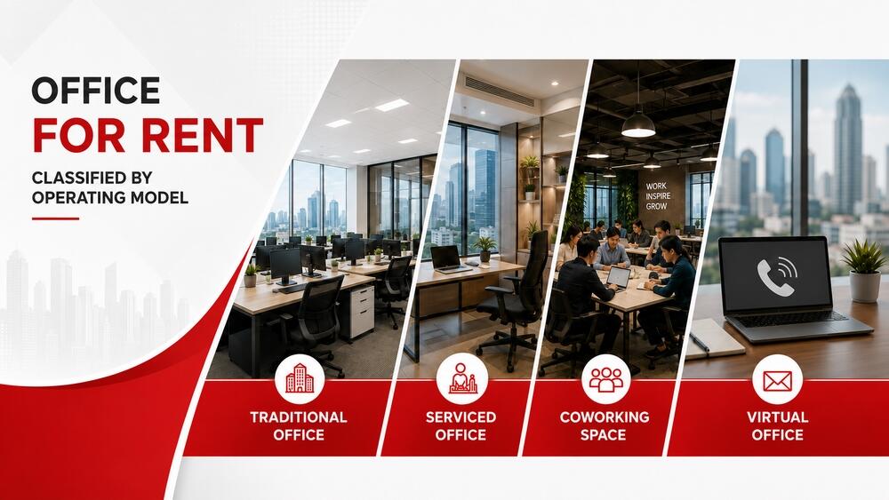 Office space classification by operation model