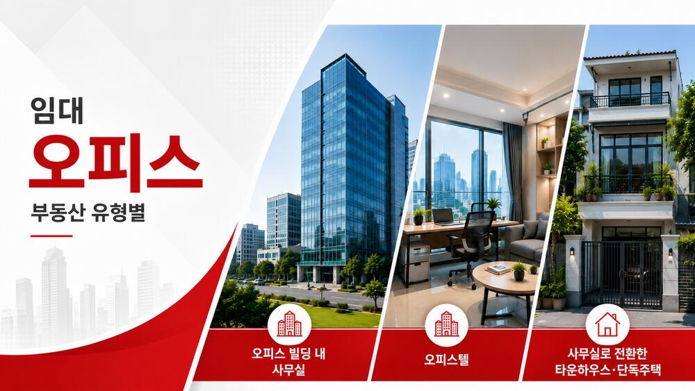 부동산 유형별 임대 오피스