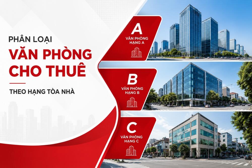 Phân loại văn phòng cho thuê theo hạng A B C