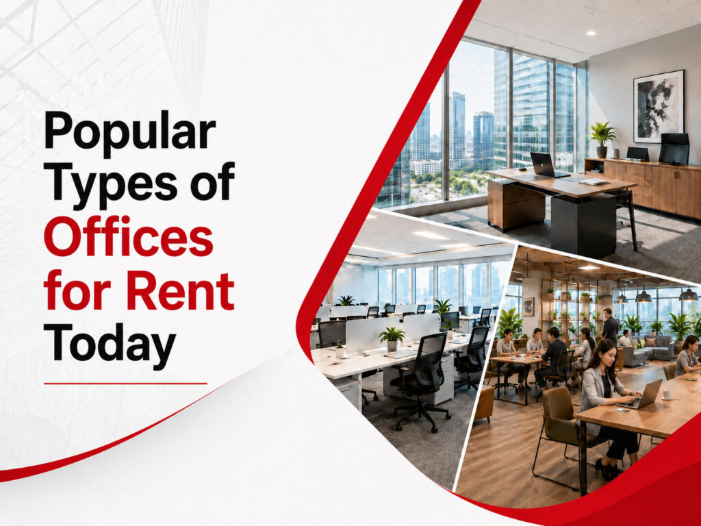 Common types of office space for rent today