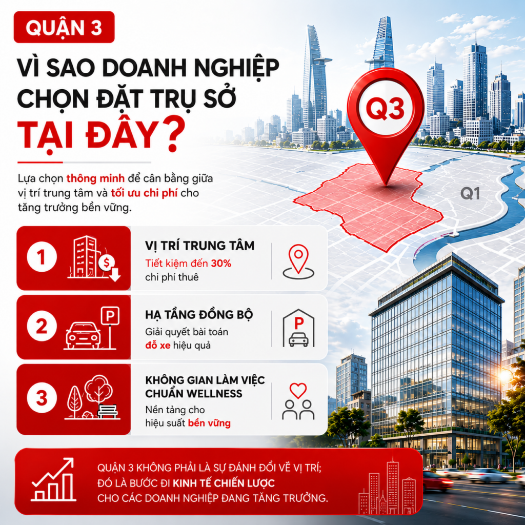 [Quận 3] Vì Sao Khối SMEs Ưu Tiên Chọn Nơi Đây Làm Trụ Sở