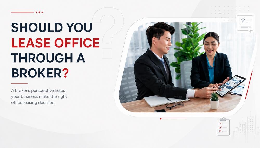 Should you lease office space through a commercial real estate broker?