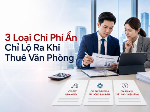 3 loại chi phí ẩn chỉ lộ ra khi thuê văn phòng