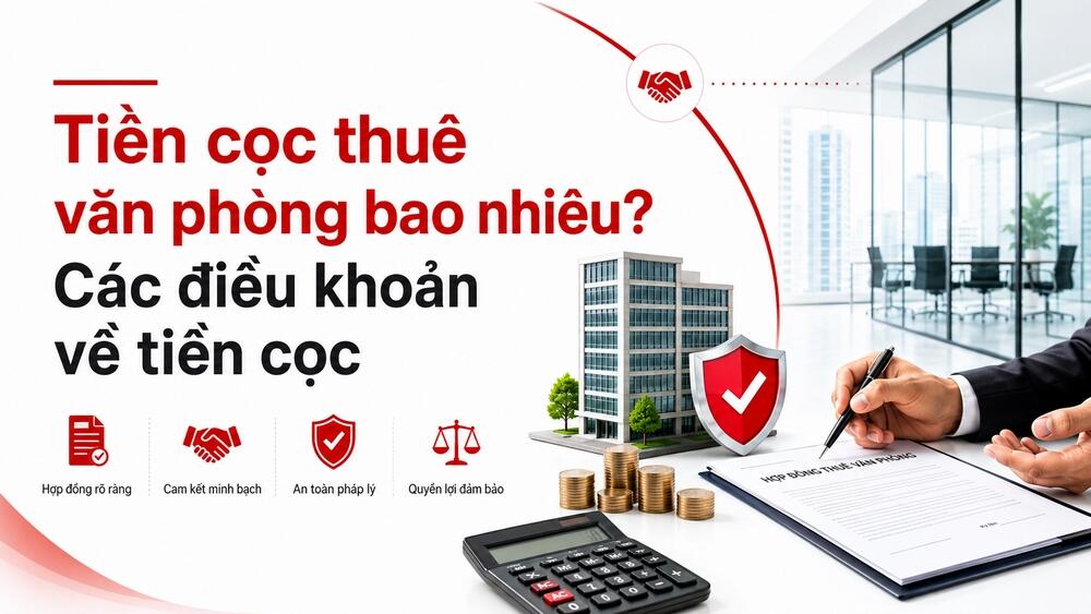 Mức tiền cọc thuê văn phòng và các điều khoản quan trọng