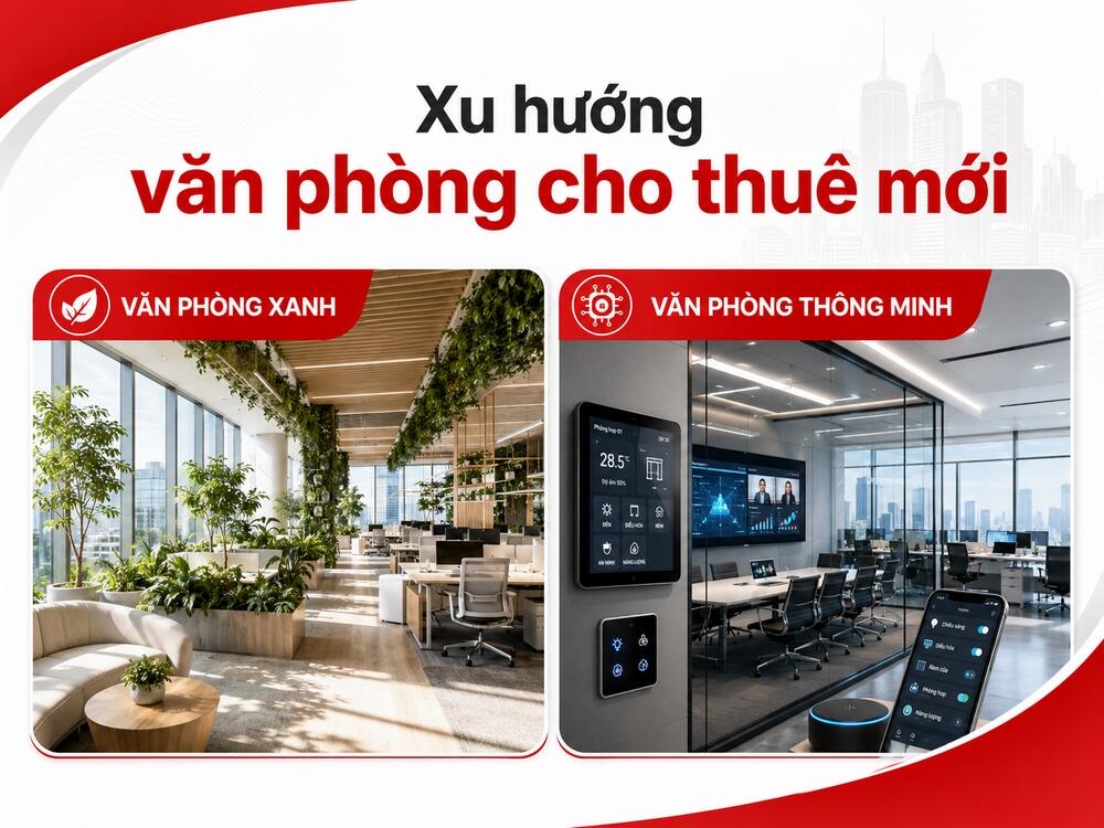 Xu hướng văn phòng cho thuê hiện nay