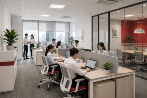 Cách lựa chọn và phối màu trong thiết kế nội thất văn phòng