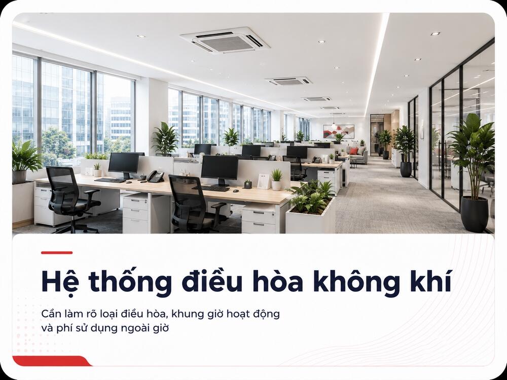 Hệ thống điều hòa không khí trung tâm văn phòng