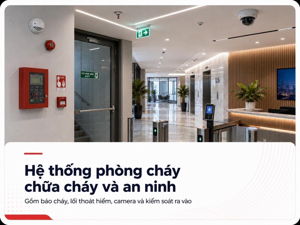 Hệ thống phòng cháy chữa cháy và an ninh