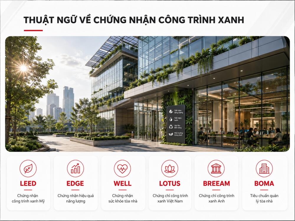 Thuật ngữ về chứng nhận công trình xanh