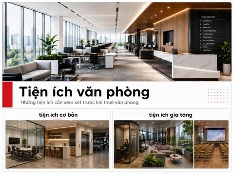 Tổng hợp các tiện ích văn phòng cho thuê hiện đại