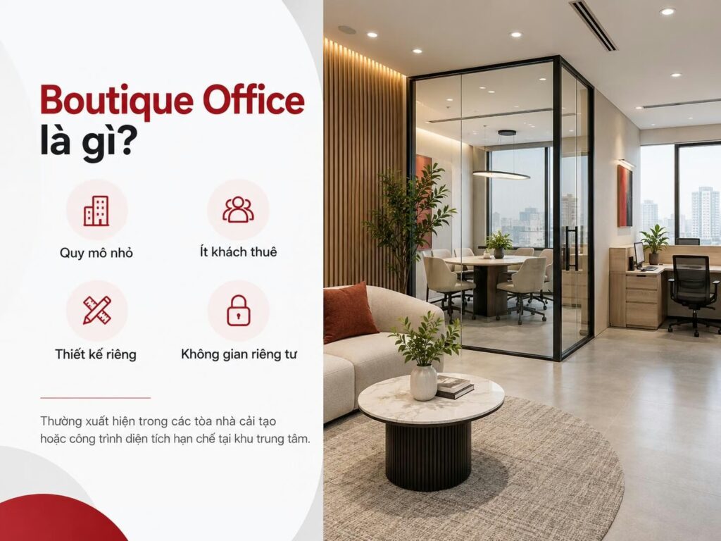 Boutique Office là gì? Đặc điểm, so sánh và kinh nghiệm thuê