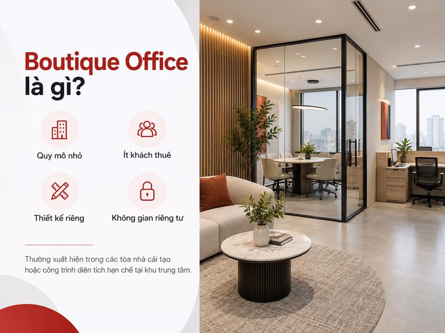Khái niệm tổng quan giải thích Boutique Office là gì
