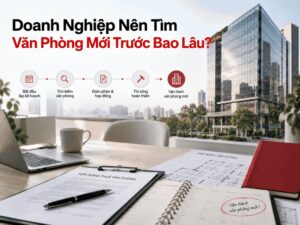 Doanh nghiệp nên tìm văn phòng mới trước bao lâu?