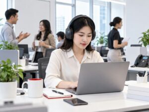 Làm thế nào để làm việc hiệu quả trong văn phòng ồn ào?