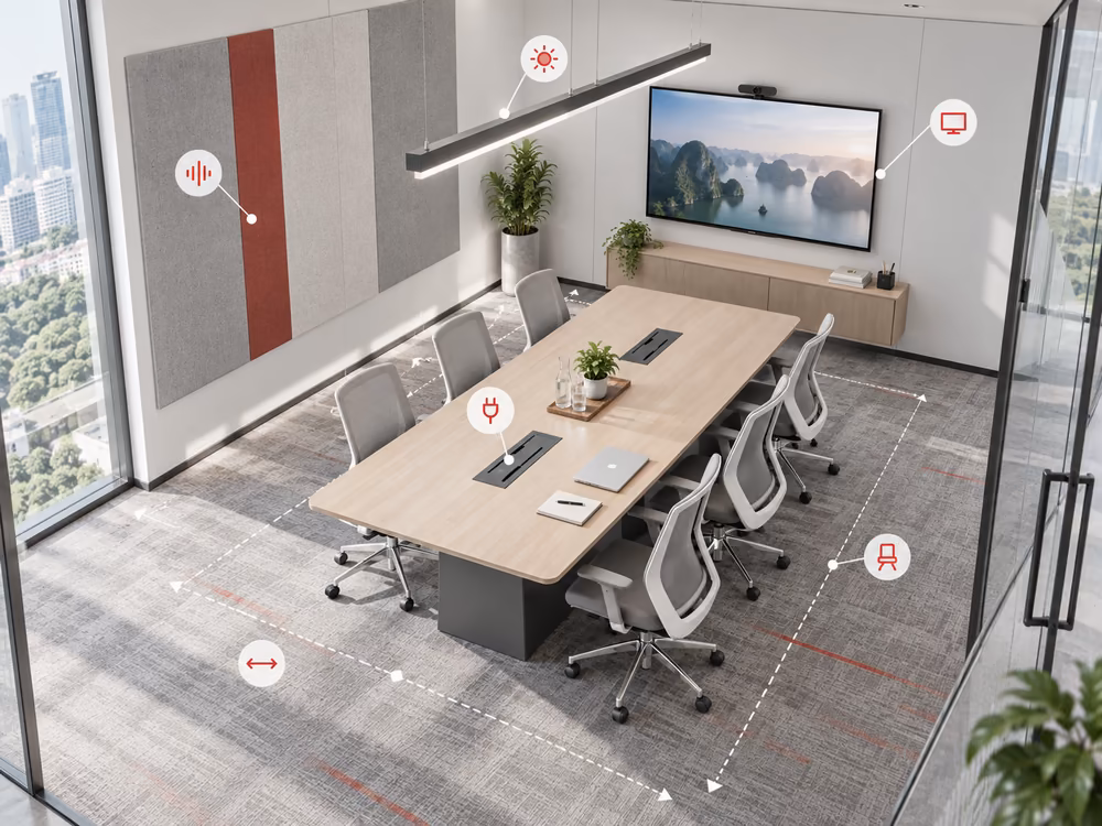 Modern meeting room design