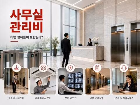 오피스 임대 관리비란? 어떤 항목이 포함되나요?
