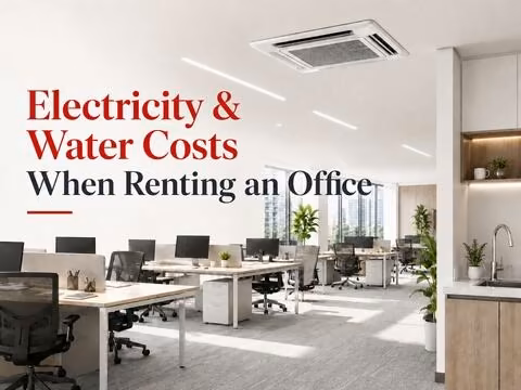 Understanding electricity and water costs when renting an office