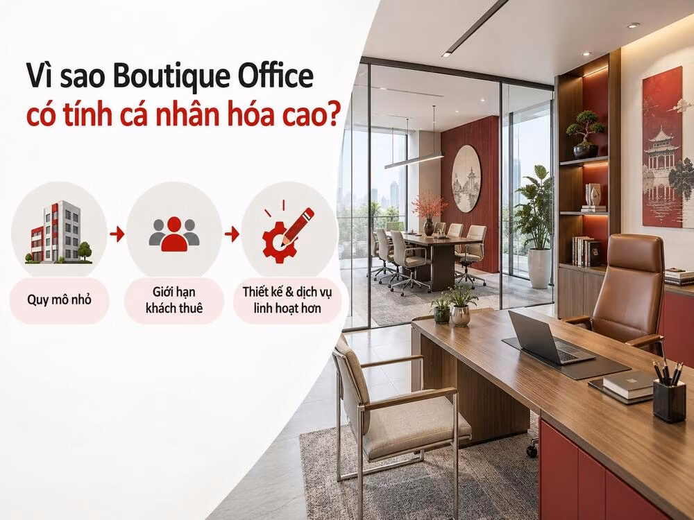 Lý do mô hình Boutique Office có tính cá nhân hóa cao cho doanh nghiệp