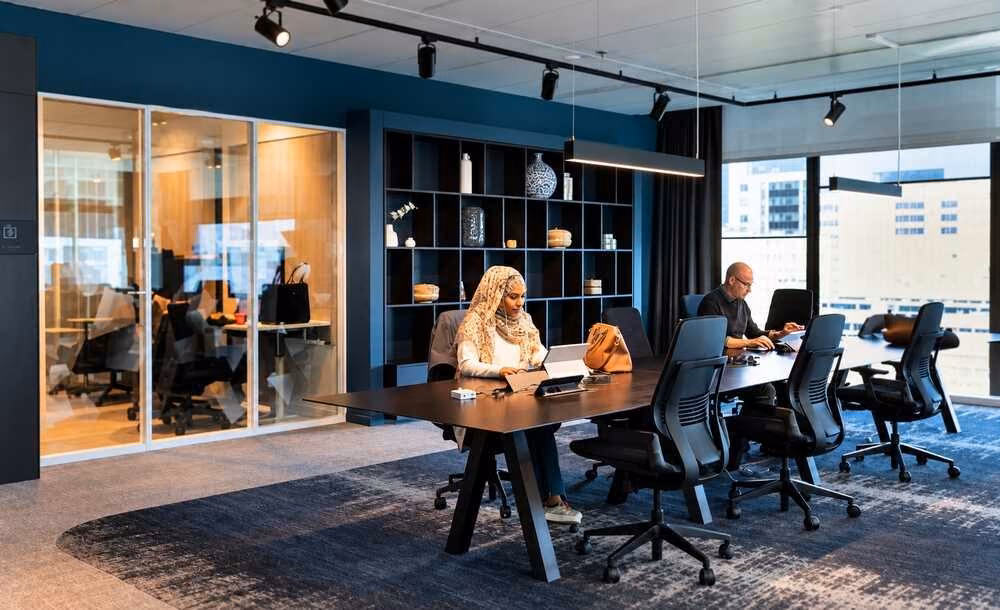 Văn phòng Microsoft tại Amsterdam với không gian làm việc hiện đại